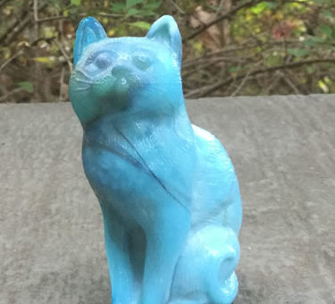 Mosser Sitting Cat – Smoke N Blue