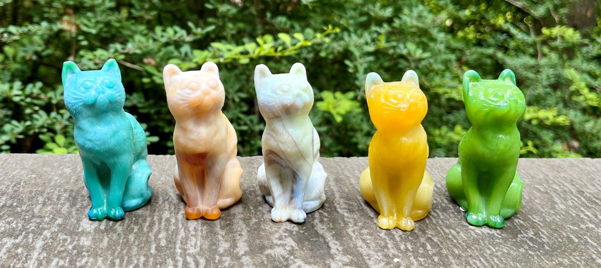 Mosser cats - glass cats